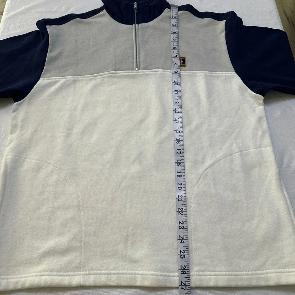 NWT VTG Nike Court 1/4‎ Zip Pullover Sweatshirt Womens M Colorblock Tennice Y2K
